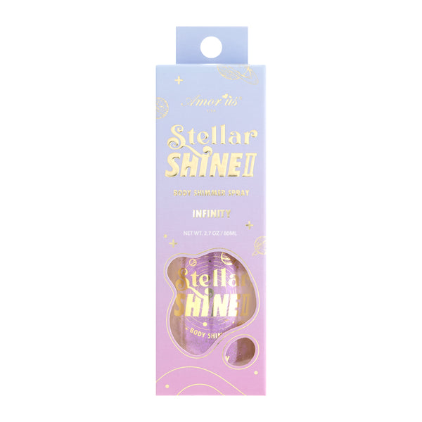 Amorus USA Stellar Shine Body Shimmer Spry 2 Infinity Long-Lasting Soft Sweet Scent Shimmer Finish No Oil Residue Amor Us