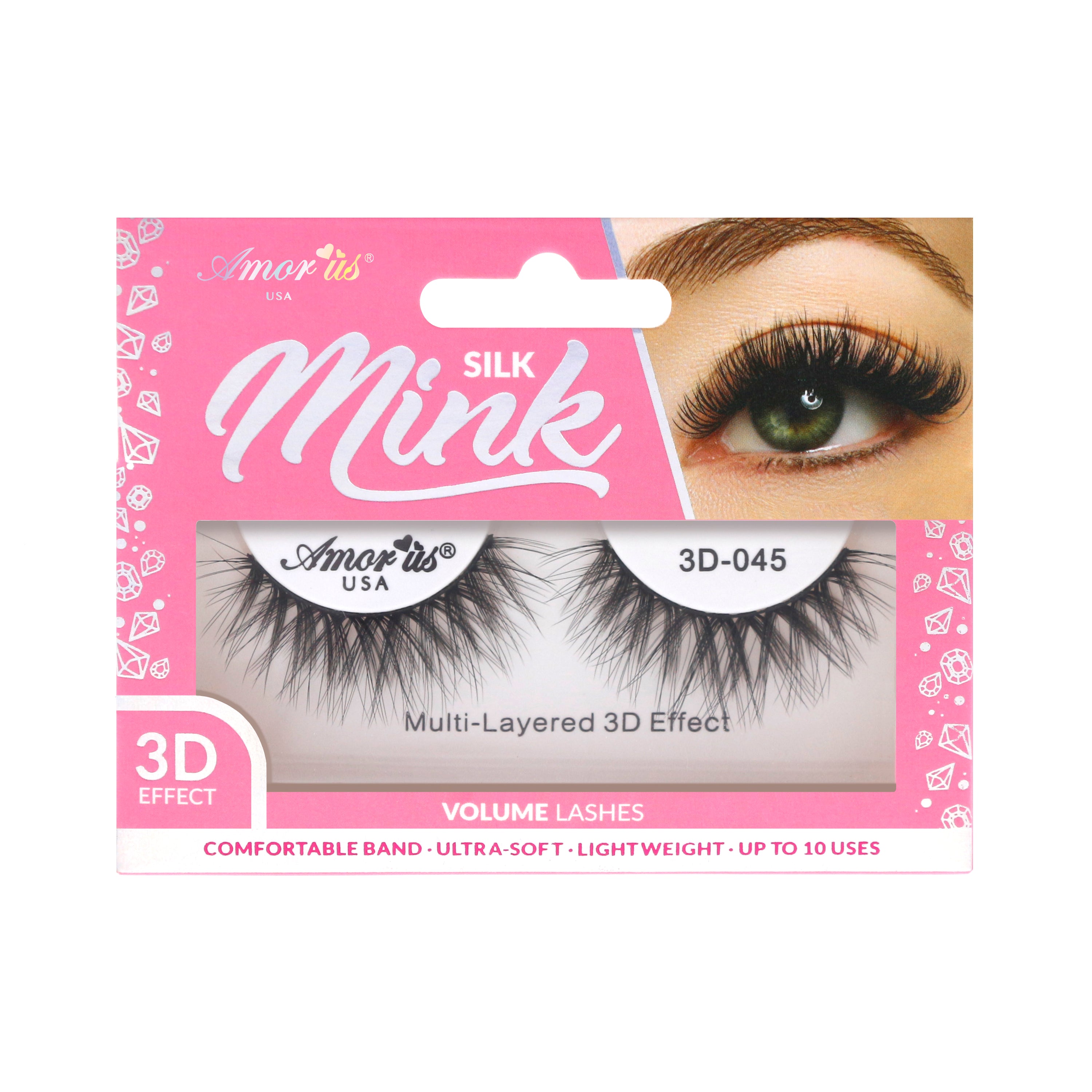 3D Silk Mink Lashes, False Mink Eyelashes