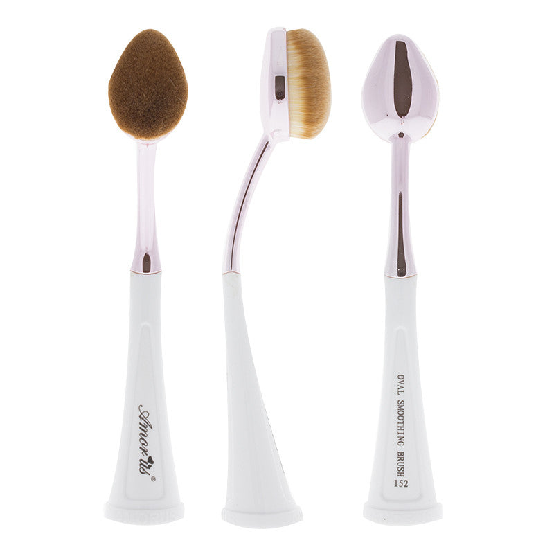 Oval Makeup Brushes - Rose Gold – CLEOF COSMETICS